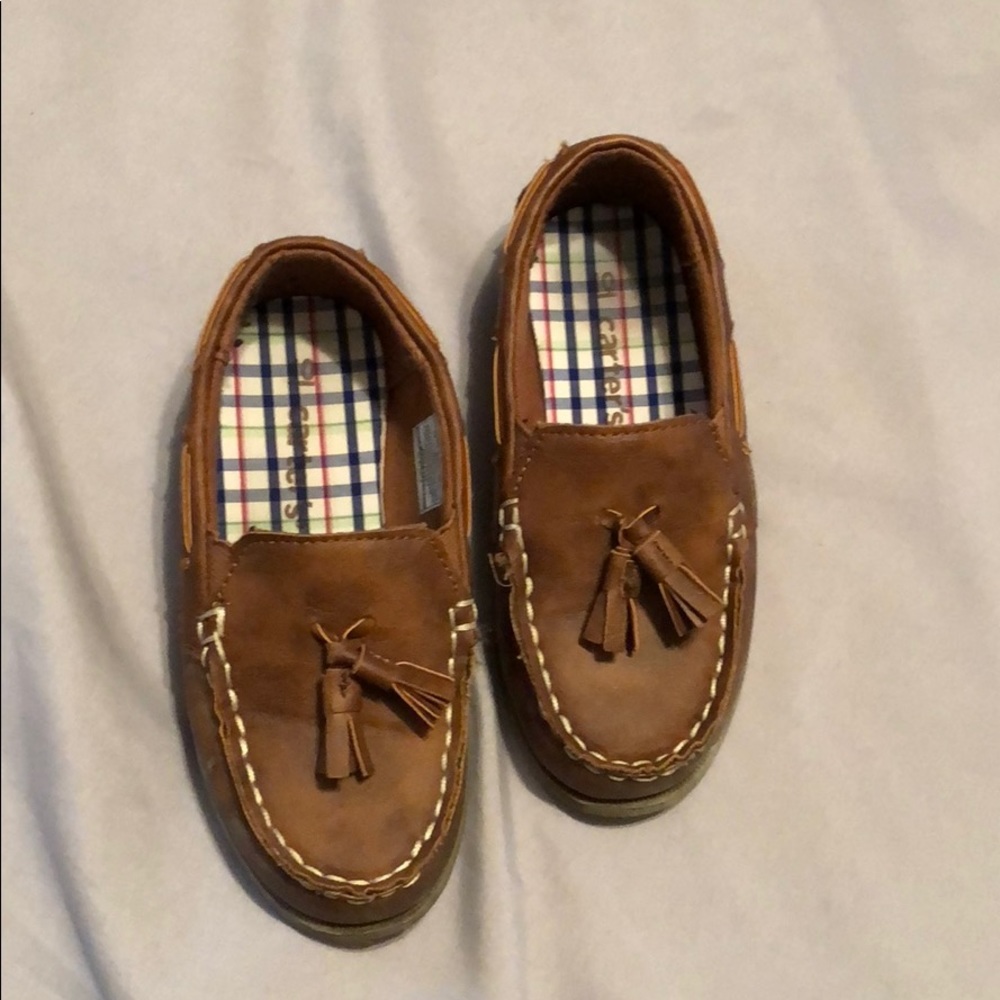 Carters Toddler Boys Brown Loafers. Size 10C.